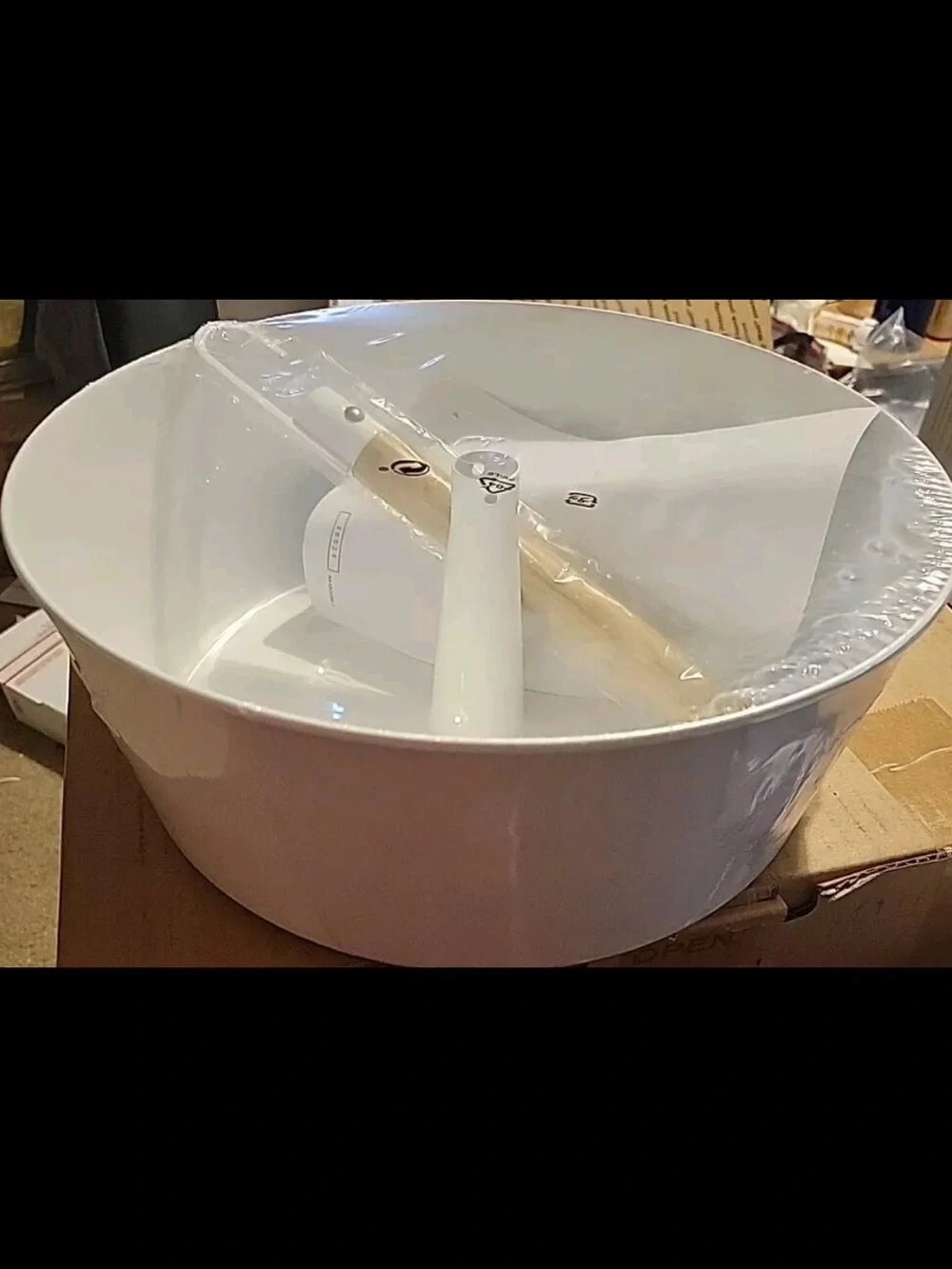 IKEA White Hanging herb Planter with Light Wood Hook